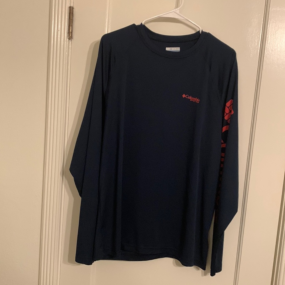 Mens Long Sleeve Performance Shirt Medium Columbia